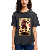 Tokyosol Japanese Iron Samurai Washed T-Shirt