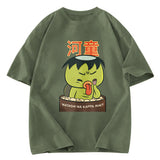 Tokyosol Watashi Wa Kappa Maki Japanese Washed T-Shirt