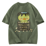 Tokyosol Watashi Wa Kappa Maki Washed T-Shirt