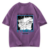 Tokyosol Cyberpunk Dark Fantasy Washed T-Shirt