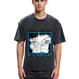 Tokyosol Cyberpunk Dark Fantasy Washed T-Shirt
