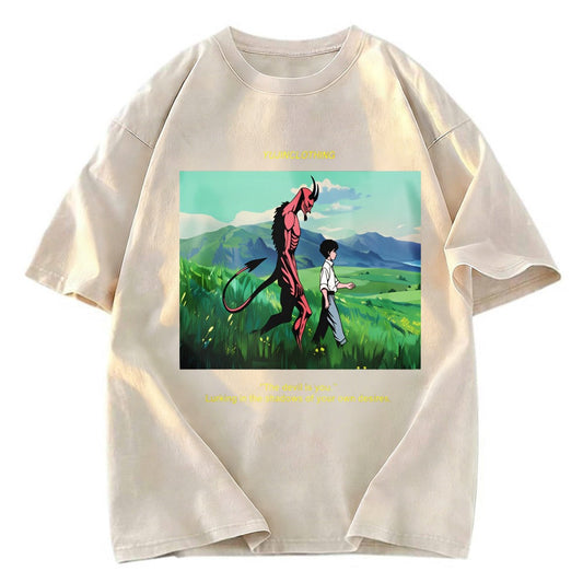 Tokyosol Devil And Boy Japanese Washed T-Shirt