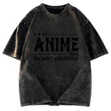 Tokyosol Interesting Anime Things Washed T-Shirt