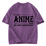 Tokyosol Interesting Anime Things Washed T-Shirt
