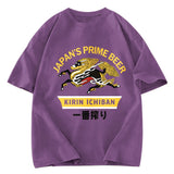 Tokyosol Kirin Ichiban Beer Logo Japanese Washed T-Shirt