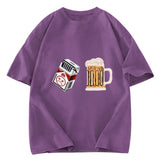 Tokyosol Cigarette and Beer Breakfast Combo Joke Washed T-Shirt