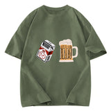 Tokyosol Cigarette and Beer Breakfast Combo Joke Washed T-Shirt