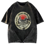 Tokyosol ASAHI BEER Japanese Gradient Washed T-Shirt