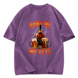 Tokyosol Hand Me The Keys Meme Washed T-Shirt