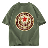 Tokyosol Nippon Beer Washed T-Shirt