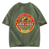 Tokyosol Kirin Lager Beer Vintage Washed T-Shirt