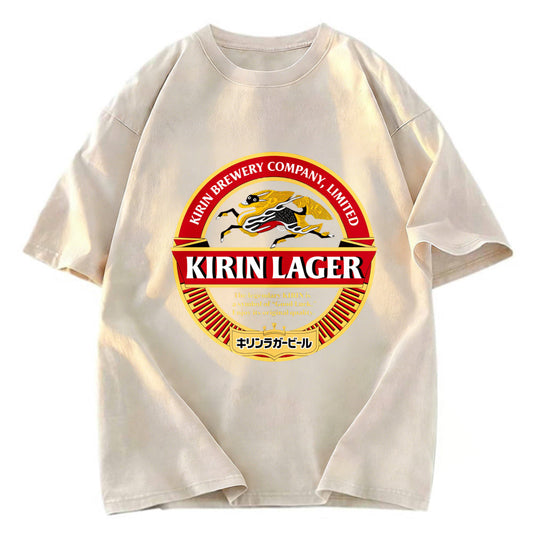 Tokyosol Kirin Lager Beer Vintage Washed T-Shirt