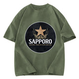 Tokyosol Vintage Star Beer Japanese Washed T-Shirt
