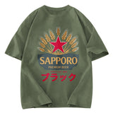 Tokyosol Classic Japanese Beer Washed T-Shirt
