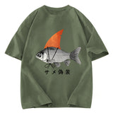 Tokyosol Fish Disguise Washed T-Shirt