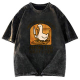 Tokyosol Goose With A Knife Washed T-Shirt