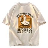 Tokyosol Goose With A Knife Washed T-Shirt