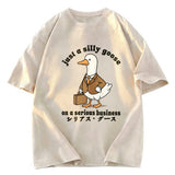 Tokyosol Silly Goose On A Serious Business Washed T-Shirt
