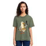 Tokyosol Pigeons Eating Ramen Washed T-Shirt