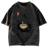 Tokyosol Goose Eating Ramen Washed T-Shirt