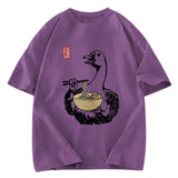 Tokyosol Goose Eating Ramen Washed T-Shirt