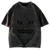 Tokyosol Goose That Works Out Washed T-Shirt