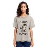 Tokyosol Silly Goose£oAll Chemical No Romance Washed T-Shirt
