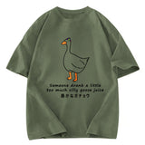 Tokyosol Drink More Silly Goose Juice Washed T-Shirt