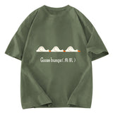 Tokyosol Funny Goose Bumps Washed T-Shirt