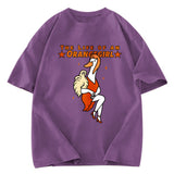 Tokyosol Funny Life of an Orangegirl Goose Washed T-Shirt