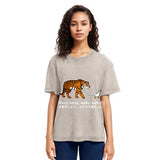 Tokyosol Funny Tiger and Goose Walk Meme T-Shirt