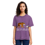 Tokyosol Funny Tiger and Goose Walk Meme T-Shirt