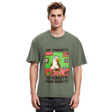Tokyosol Stupid Goose Eating Pasta Washed T-Shirt