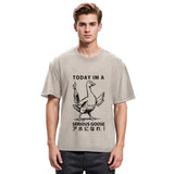 Tokyosol Goose Holding A Fuel Bottle Washed T-Shirt