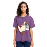 Tokyosol Task Slayer Goose Funny Washed T-Shirt
