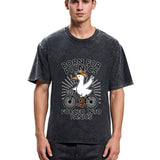 Tokyosol Born For Picnics Funny Washed T-Shirt