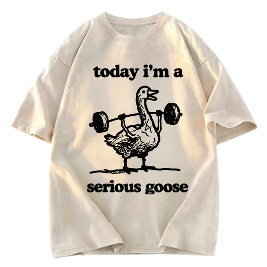 Tokyosol Fitness Goose Washed T-Shirt