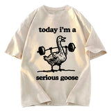 Tokyosol Fitness Goose Washed T-Shirt