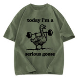 Tokyosol Fitness Goose Washed T-Shirt