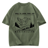 Tokyosol I'm On My Way To Curse You Washed T-Shirt