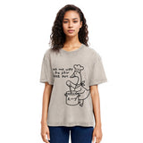 Tokyosol Funny Goose Game Washed T-Shirt