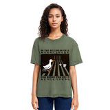 Tokyosol Raccoon Riding A Goose Washed T-Shirt