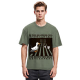 Tokyosol Raccoon Riding A Goose Washed T-Shirt