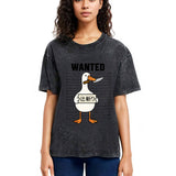 Tokyosol Halloween Goose Washed T-Shirt