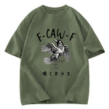 Tokyosol Funny Crow Washed T Shirt