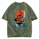 Tokyosol Tiger Obsessed With Ramen Washed T Shirt