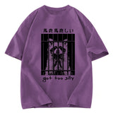 Tokyosol Raccoon Got Too Silly Washed T Shirt