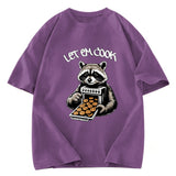 Tokyosol Let Em Cook Raccoon Washed T Shirt