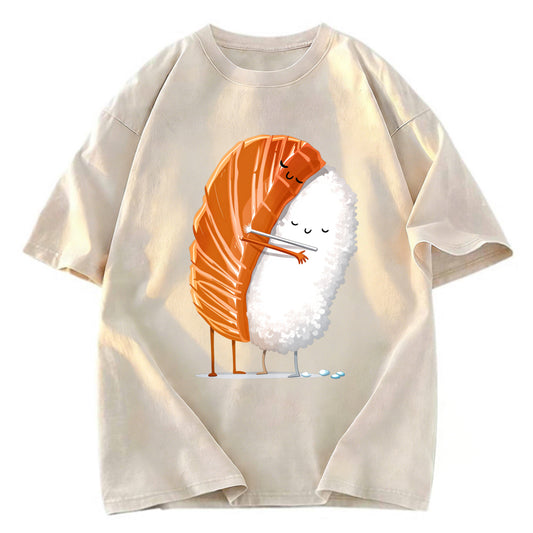 Tokyosol Sushi Hug Japan Washed T Shirt