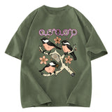 Tokyosol Chickadee Fleece Lined T Shirt